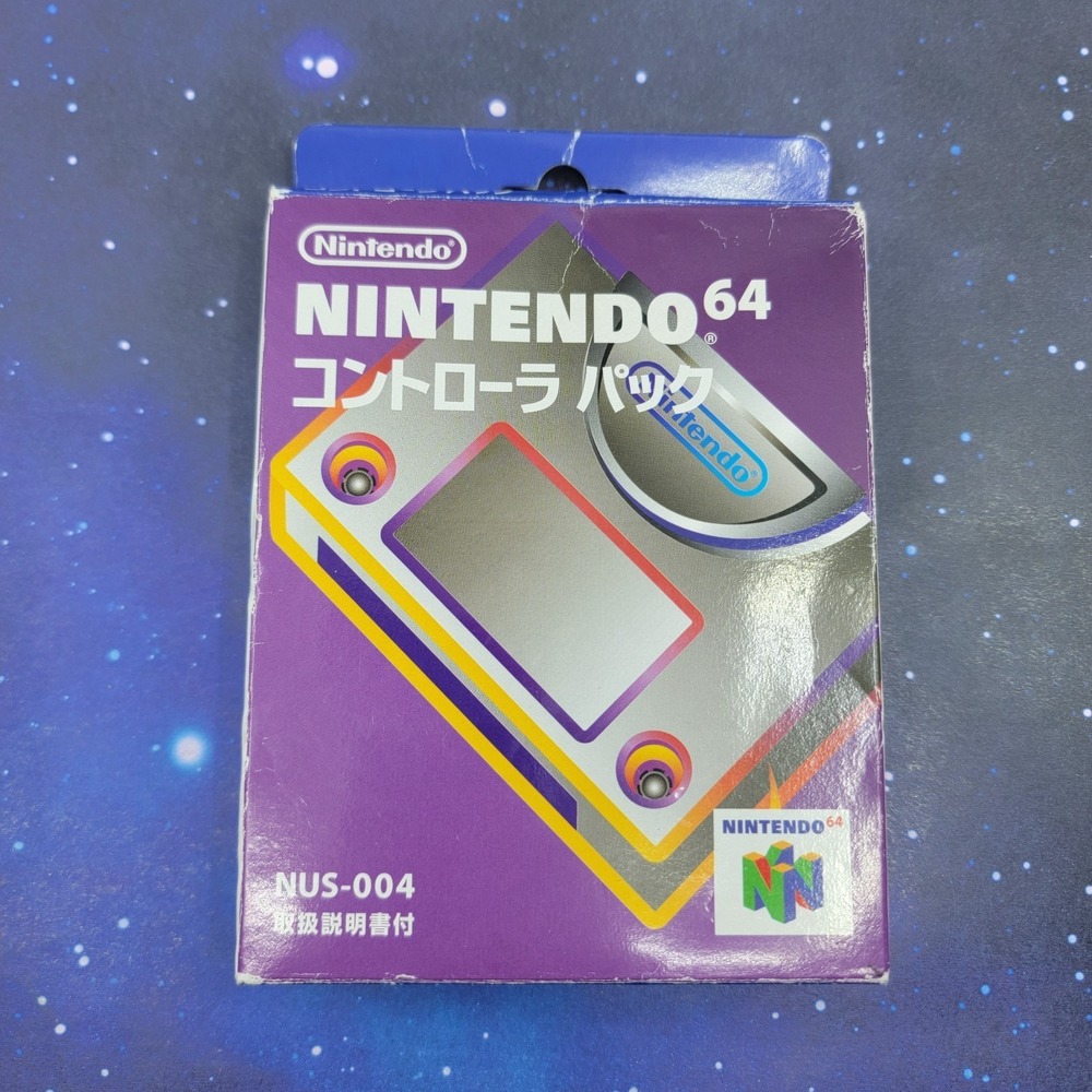 Nintendo 64 Controller Pak NUS-004 OEM Boxed JAPANESE 1426
